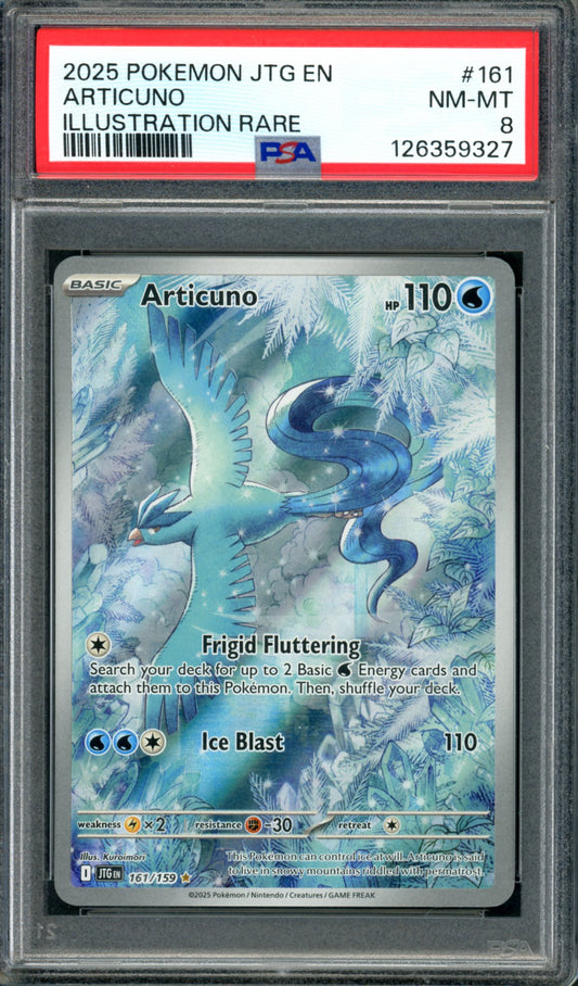 PSA 8 Articuno (161/159) [Journey Together]