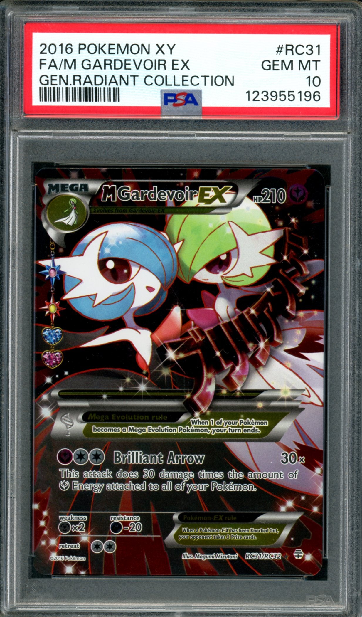 PSA 10 M Gardevoir EX (RC31/RC32) [Generations Radiant Collection]