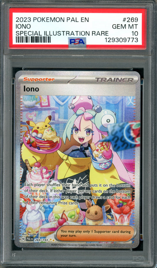 PSA 10 Iono (269/193) [Paldea Evolved]