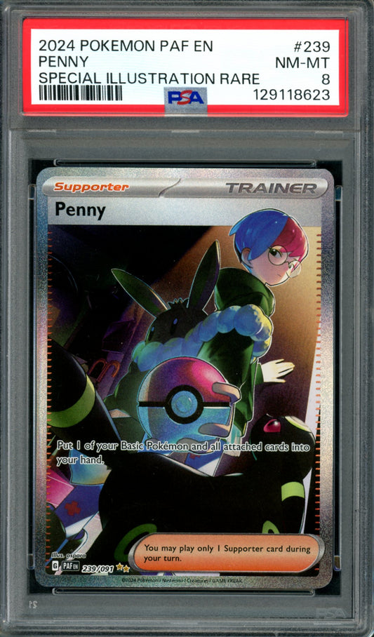PSA 8 Penny (239/091) [Paldean Fates]