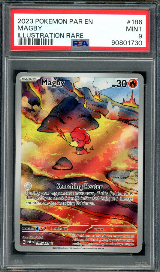 PSA 9 Magby (186/182) [Paradox Rift]