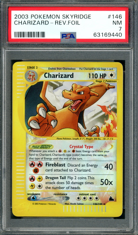 PSA 7 Charizard (146/144) [Skyridge]