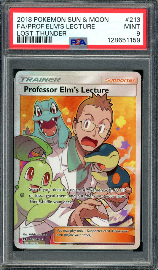 PSA 9 Professor Elm's Lecture (213/214) [Lost Thunder]