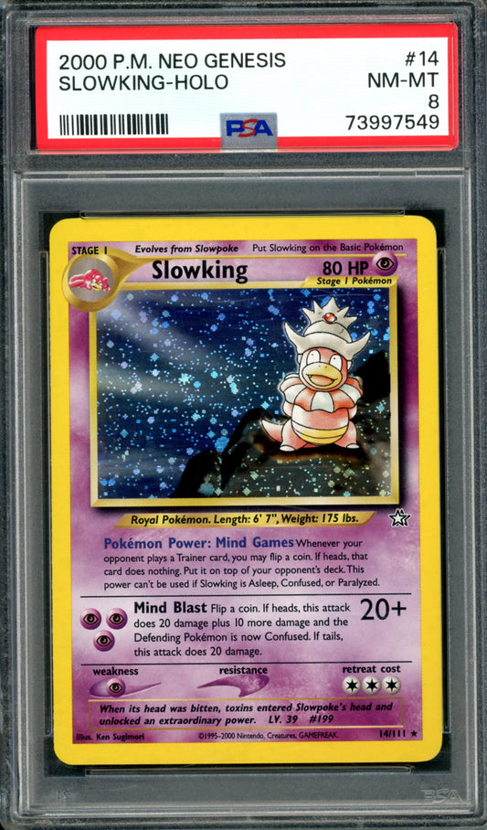 PSA 8 Slowking (14/111) [Neo Genesis]