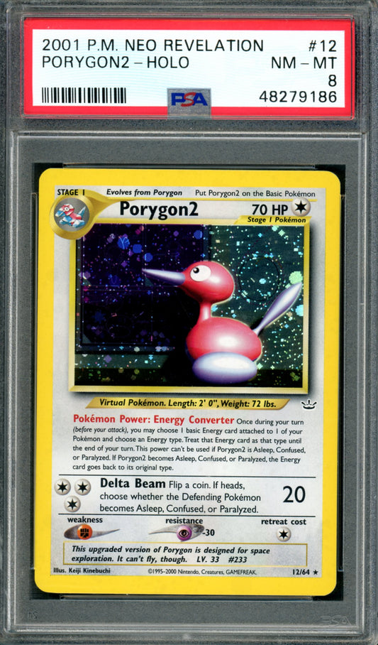 PSA 8 Porygon2 (12/64) [Neo Revelation]