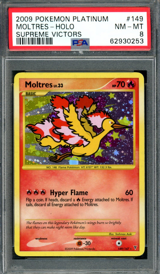 PSA 8 Moltres (149/147) [Supreme Victors]
