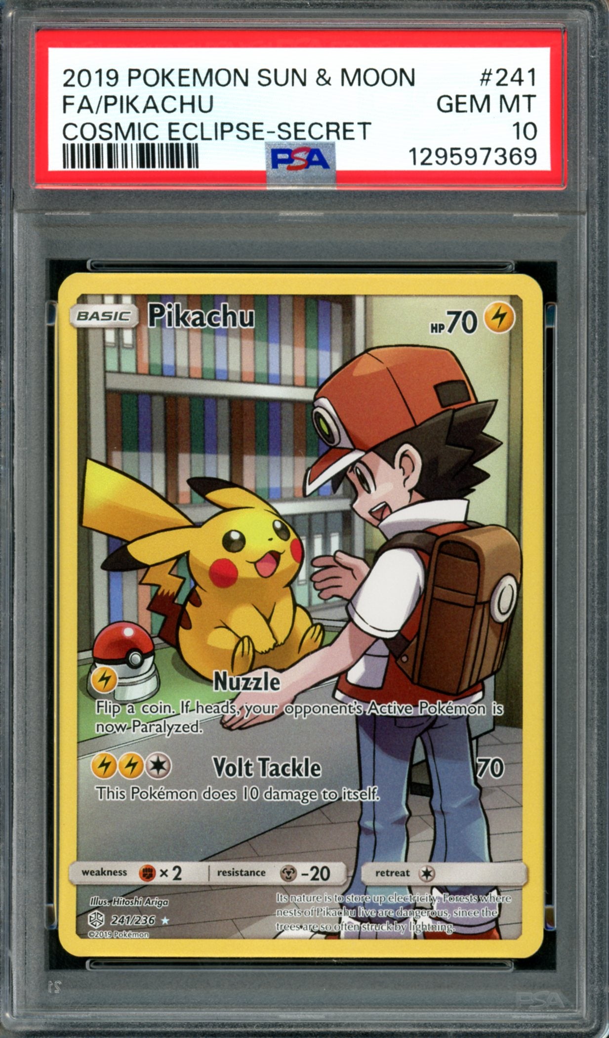 PSA 10 Pikachu (241/236) [Cosmic Eclipse]