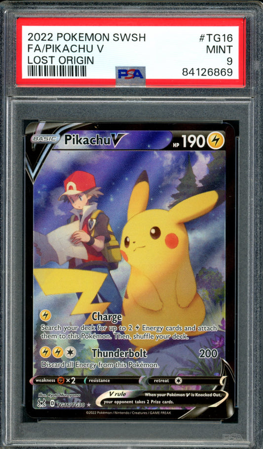 PSA 9 Pikachu (TG16/TG30) [Lost Origin]