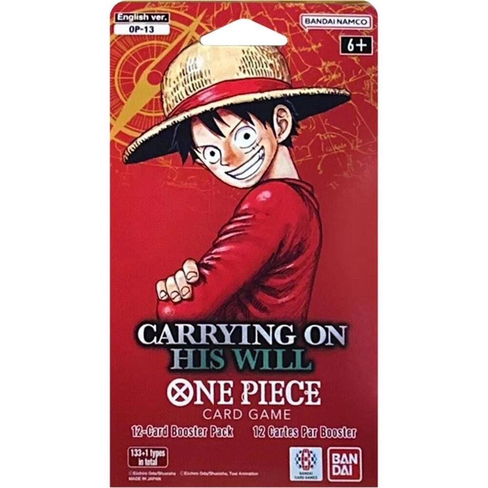One Piece Carrying On His Will - Sleeved Booster Pack [OP-13]