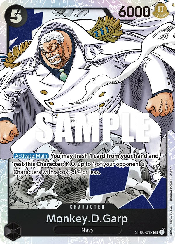 Monkey.D.Garp (ST06-012) [Starter Deck 6: Absolute Justice]