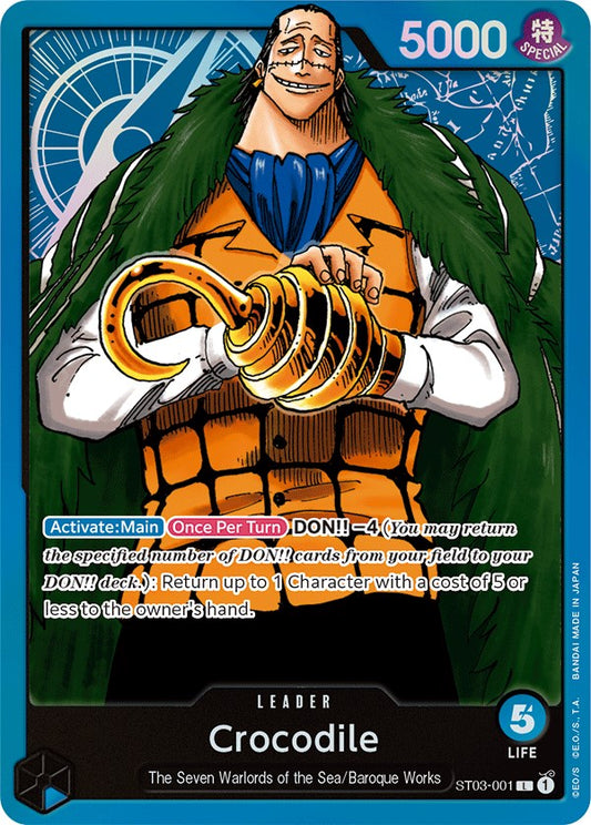 Crocodile (ST03-001) [Starter Deck 3: The Seven Warlords of The Sea]