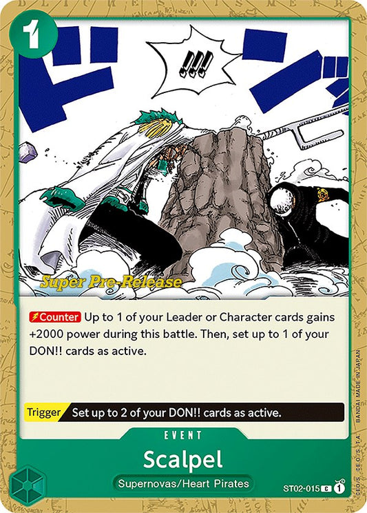 Scalpel (ST02-015) [Super Pre-Release Starter Deck 2: Worst Generation]