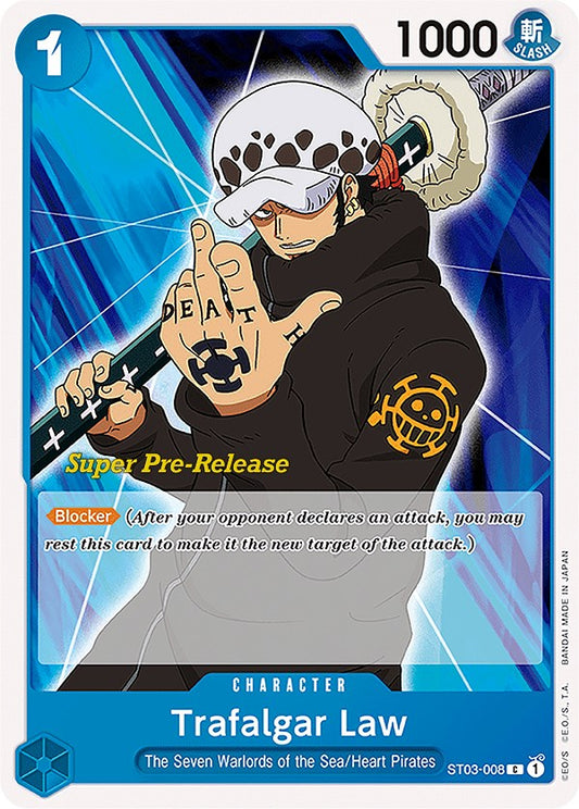 Trafalgar Law (ST03-008) [Super Pre-Release Starter Deck 3: The Seven Warlords of the Sea]