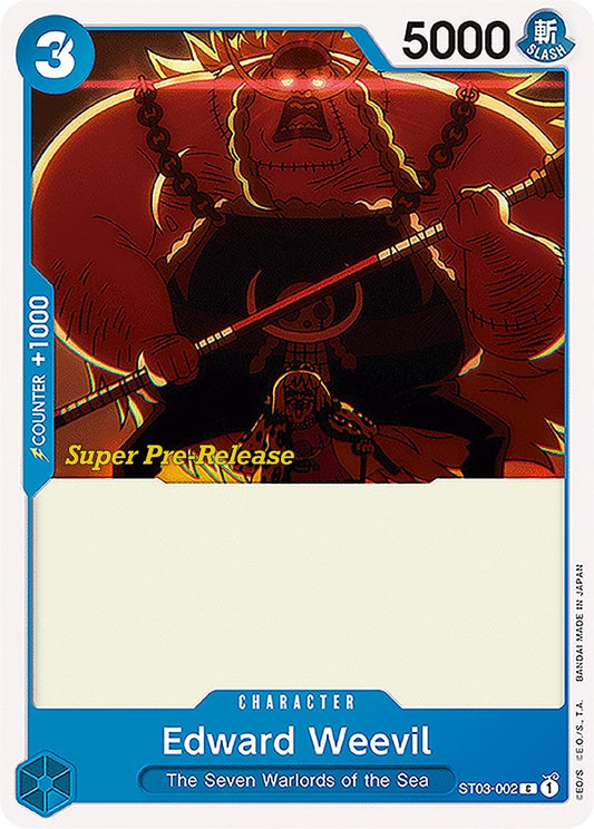 Edward Weevil (ST03-002) [Super Pre-Release Starter Deck 3: The Seven Warlords of the Sea]