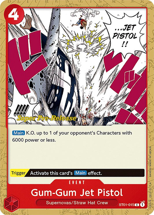 Gum-Gum Jet Pistol (ST01-015) [Super Pre-Release Starter Deck 1: Straw Hat Crew]