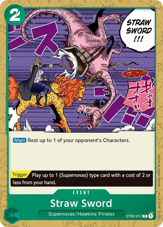 Straw Sword (ST02-017) [Starter Deck 2: Worst Generation]