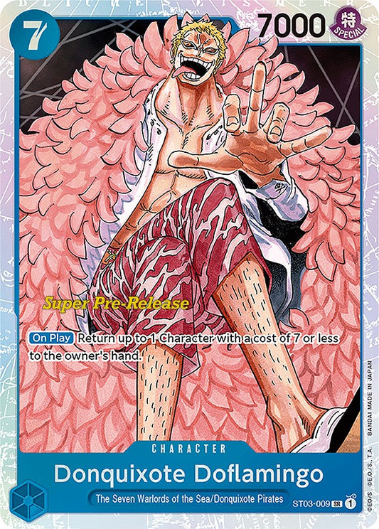 Donquixote Doflamingo (ST03-009) [Super Pre-Release Starter Deck 3: The Seven Warlords of the Sea]
