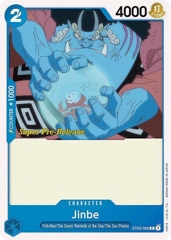 Jinbe (ST03-006) [Super Pre-Release Starter Deck 3: The Seven Warlords of the Sea]