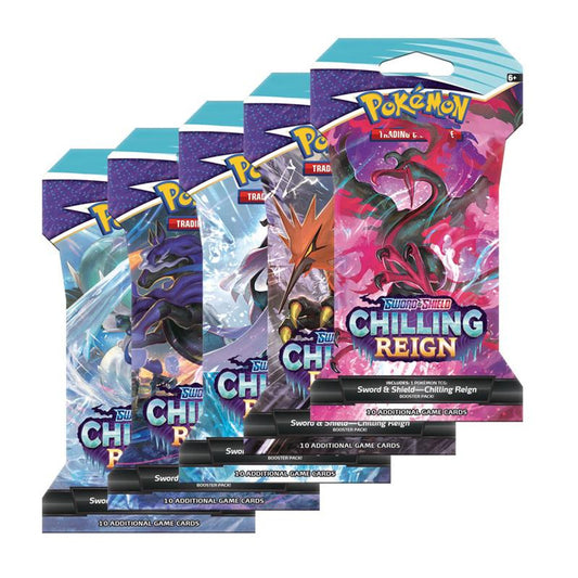 Sword & Shield: Chilling Reign - Sleeved Booster Pack Art Set