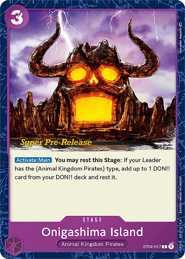 Onigashima Island (ST04-017) [Super Pre-Release Starter Deck 4: Animal Kingdom Pirates]