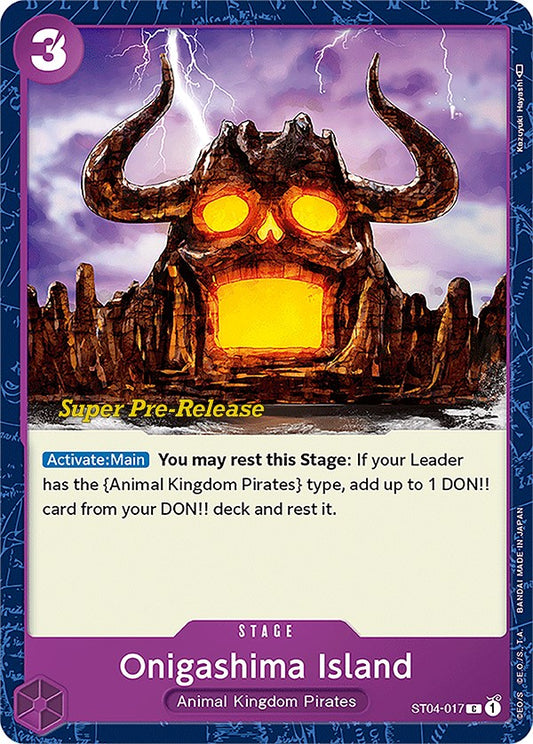 Onigashima Island (ST04-017) [Super Pre-Release Starter Deck 4: Animal Kingdom Pirates]