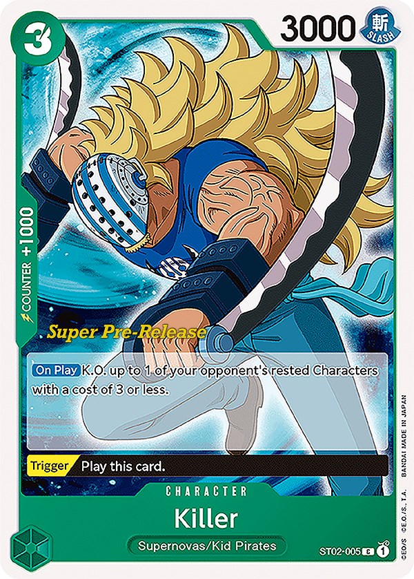 Killer (ST02-005) [Super Pre-Release Starter Deck 2: Worst Generation]