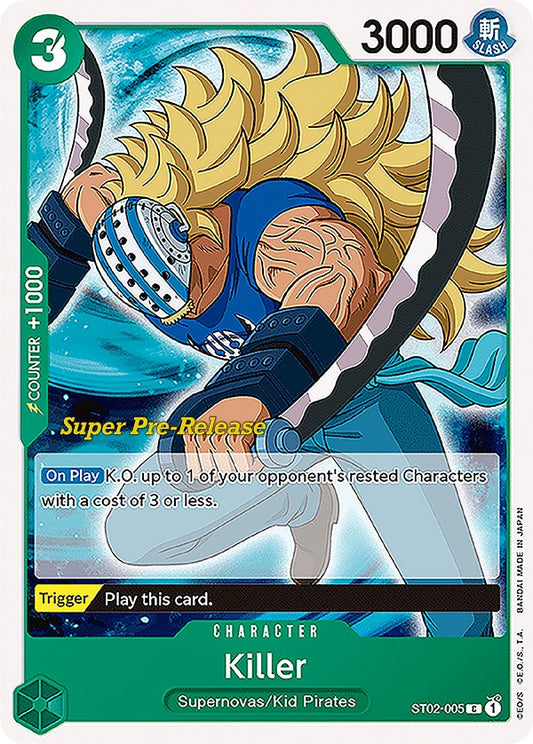 Killer (ST02-005) [Super Pre-Release Starter Deck 2: Worst Generation]