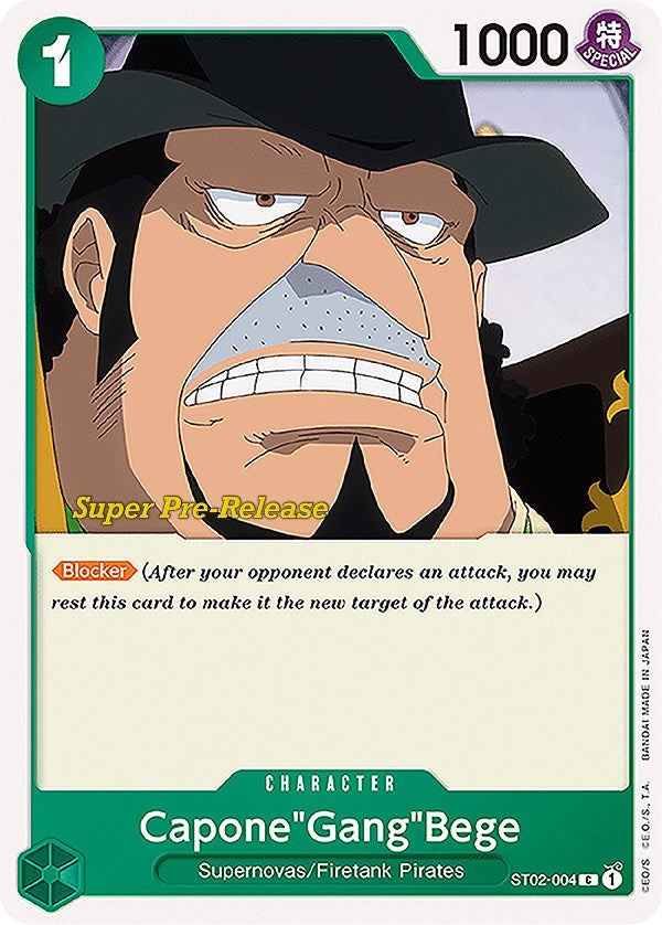 Capone"Gang"Bege (ST02-004) [Super Pre-Release Starter Deck 2: Worst Generation]