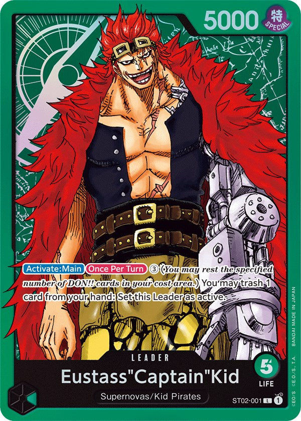 Eustass"Captain"Kid (ST02-001) [Starter Deck 2: Worst Generation]