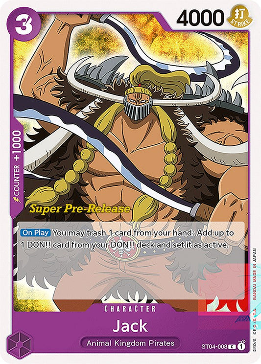 Jack (ST04-008) [Super Pre-Release Starter Deck 4: Animal Kingdom Pirates]