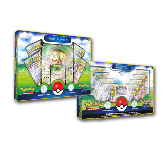 Pokemon GO - Alolan Exeggutor V & Radiant Eevee Collection