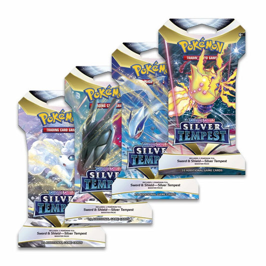 Sword & Shield: Silver Tempest - Sleeved Booster Pack Art Set