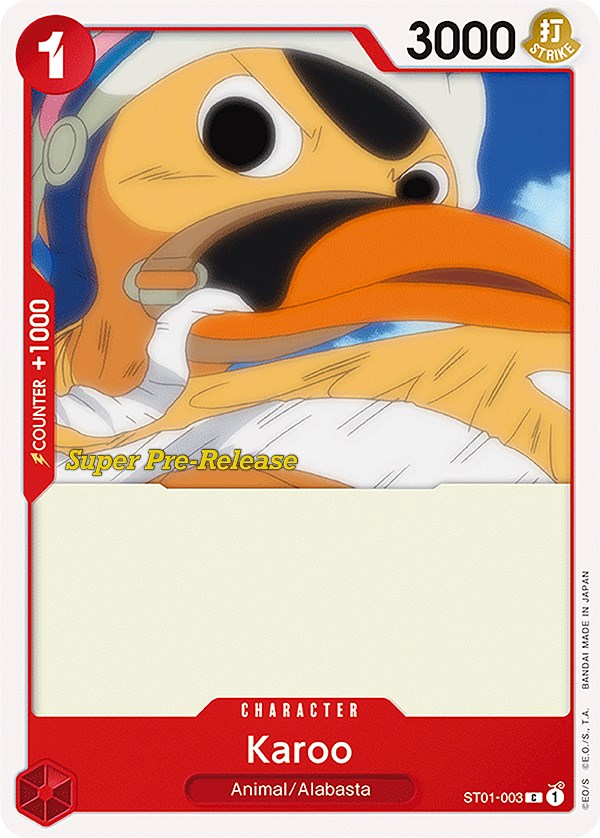 Karoo (ST01-003) [Super Pre-Release Starter Deck 1: Straw Hat Crew]