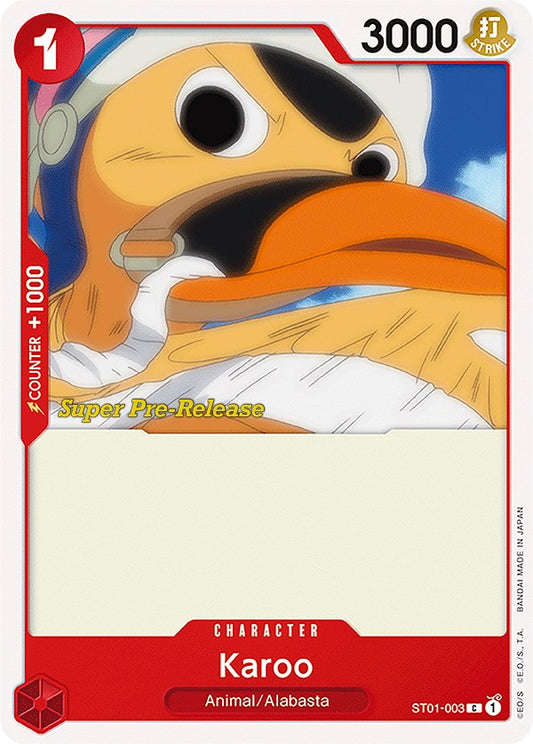 Karoo (ST01-003) [Super Pre-Release Starter Deck 1: Straw Hat Crew]