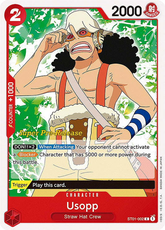 Usopp (ST01-002) [Super Pre-Release Starter Deck 1: Straw Hat Crew]
