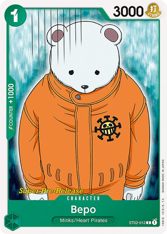 Bepo (ST02-012) [Super Pre-Release Starter Deck 2: Worst Generation]