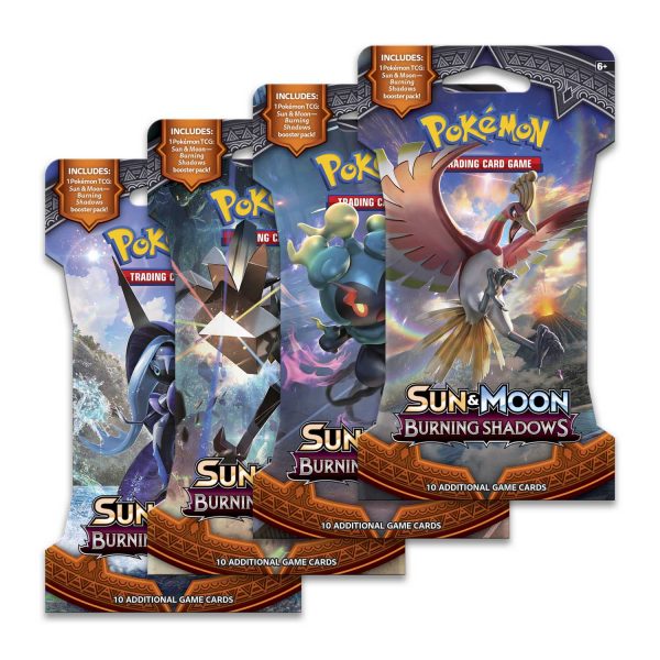 Sun & Moon: Burning Shadows - Sleeved Booster Pack Art Set