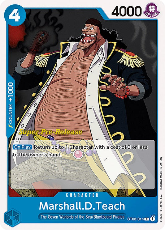 Marshall.D.Teach (ST03-014) [Super Pre-Release Starter Deck 3: The Seven Warlords of the Sea]