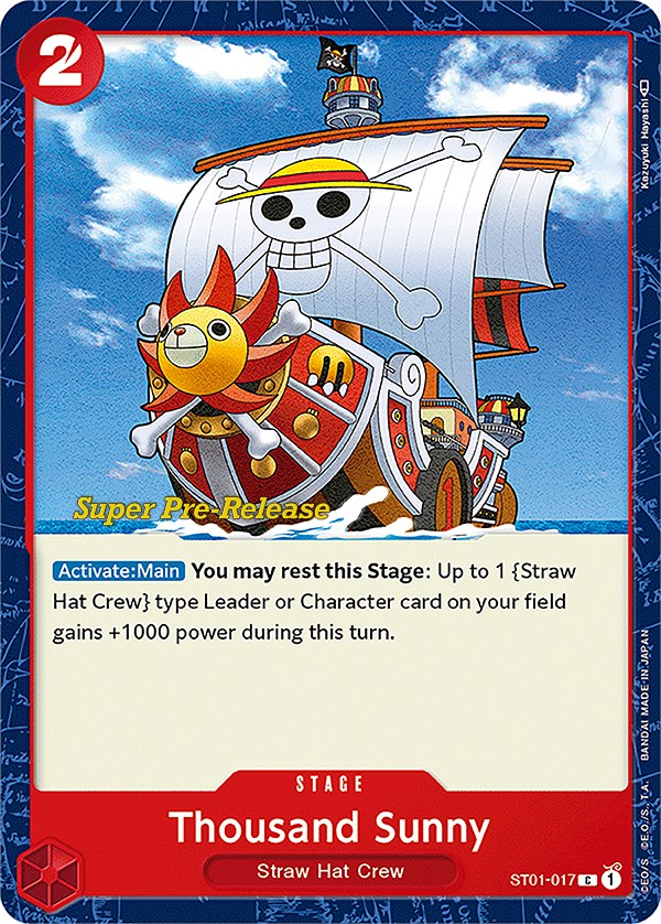 Thousand Sunny (ST01-017) [Super Pre-Release Starter Deck 1: Straw Hat Crew]