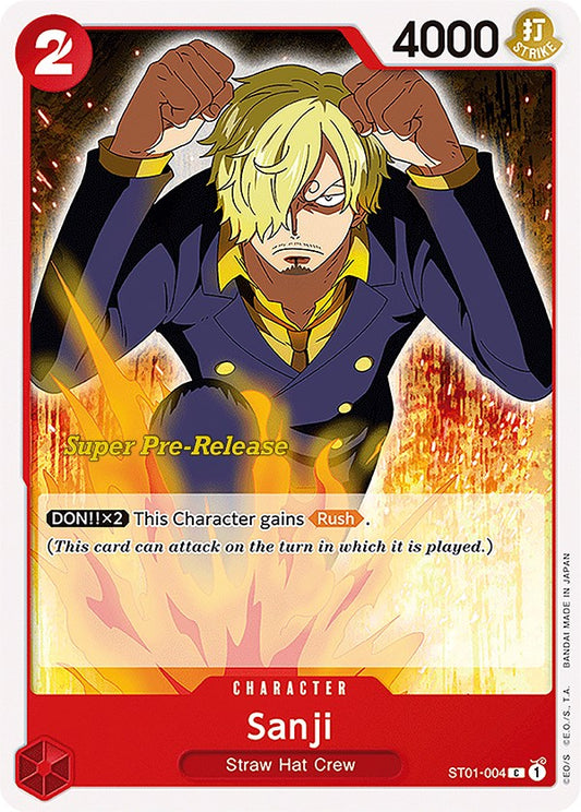 Sanji (ST01-004) [Super Pre-Release Starter Deck 1: Straw Hat Crew]