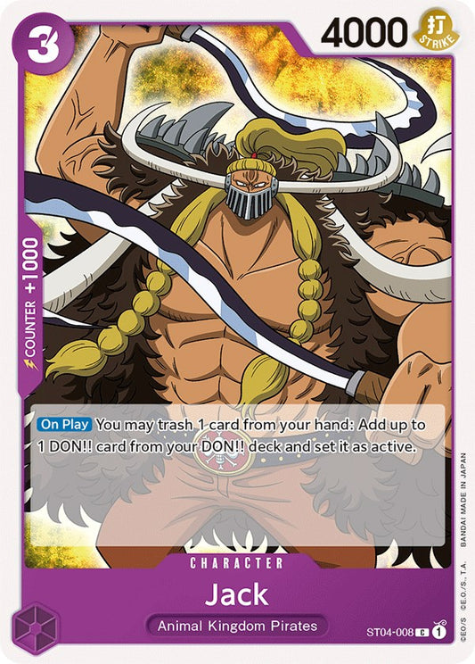 Jack (ST04-008) [Starter Deck 4: Animal Kingdom Pirates]