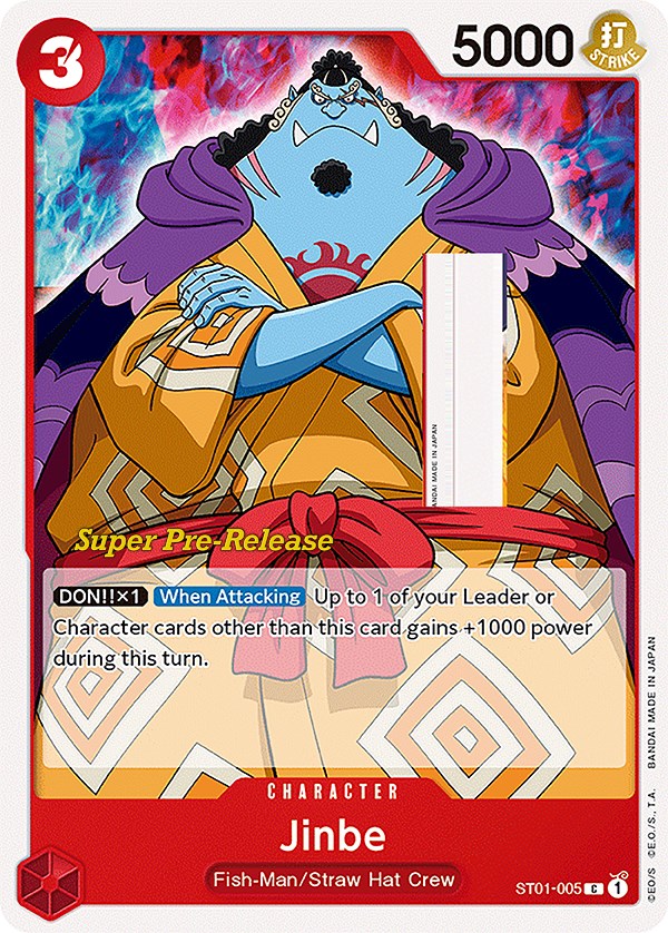 Jinbe (ST01-005) [Super Pre-Release Starter Deck 1: Straw Hat Crew]